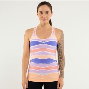 Lululemon Cool Racerback Bleacher Stripe Tank Top 6